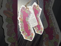 آسان به پوشاک پلاستیکی برچسب آویزان برای شناسایی و سازماندهی روشن