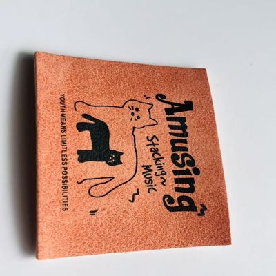 برچسب چرم مخصوص ژینس علامت تجاری مستطیل برای کالاهای چوبی