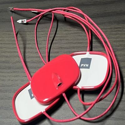 500Pcs تراشیده برچسب آویزان Snap Lock نایلون پلاستیک برچسب قیمت تثبیت کننده