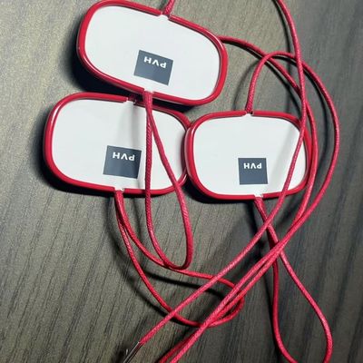 500Pcs تراشیده برچسب آویزان Snap Lock نایلون پلاستیک برچسب قیمت تثبیت کننده