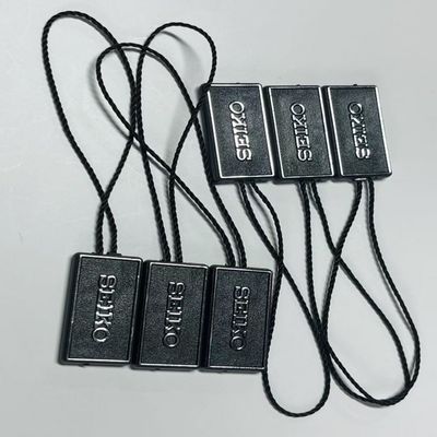 ضد آب و هوا 3 اينچ سياه آويزان کردن تگ رشته سوينگ تگ رشته 100Pcs