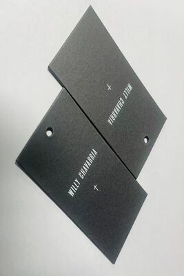 Snap Lock Style Custom Clothing Hang Tags Round Design Suitable for Clothing Labels and Product Information Display