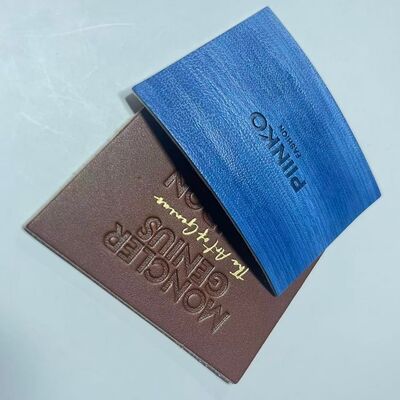 Customization Custom Leather Labels Sew On Closure Type Perfect for Clothing Accessories Bags and Handmade Leather Goods
