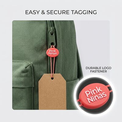 OEM Bulk Quantities Plastic Fastener Hang Tags With Snap Lock Pins And Security Loops