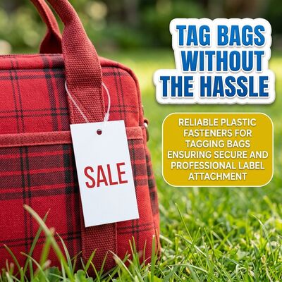 Waterproof Braided Nylon Clothing Tag Fasteners Snap Lock Pin Loop